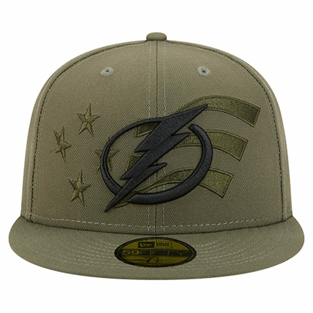 Tampa Bay Lightning New Era Military Appreciation Flag 59FIFTY Fitted Hat -  NHL Hats