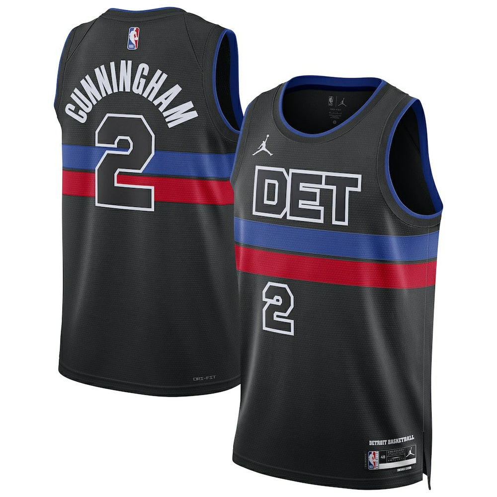 Black Cade Cunningham Detroit Pistons Unisex Swingman Jersey sale | NBA