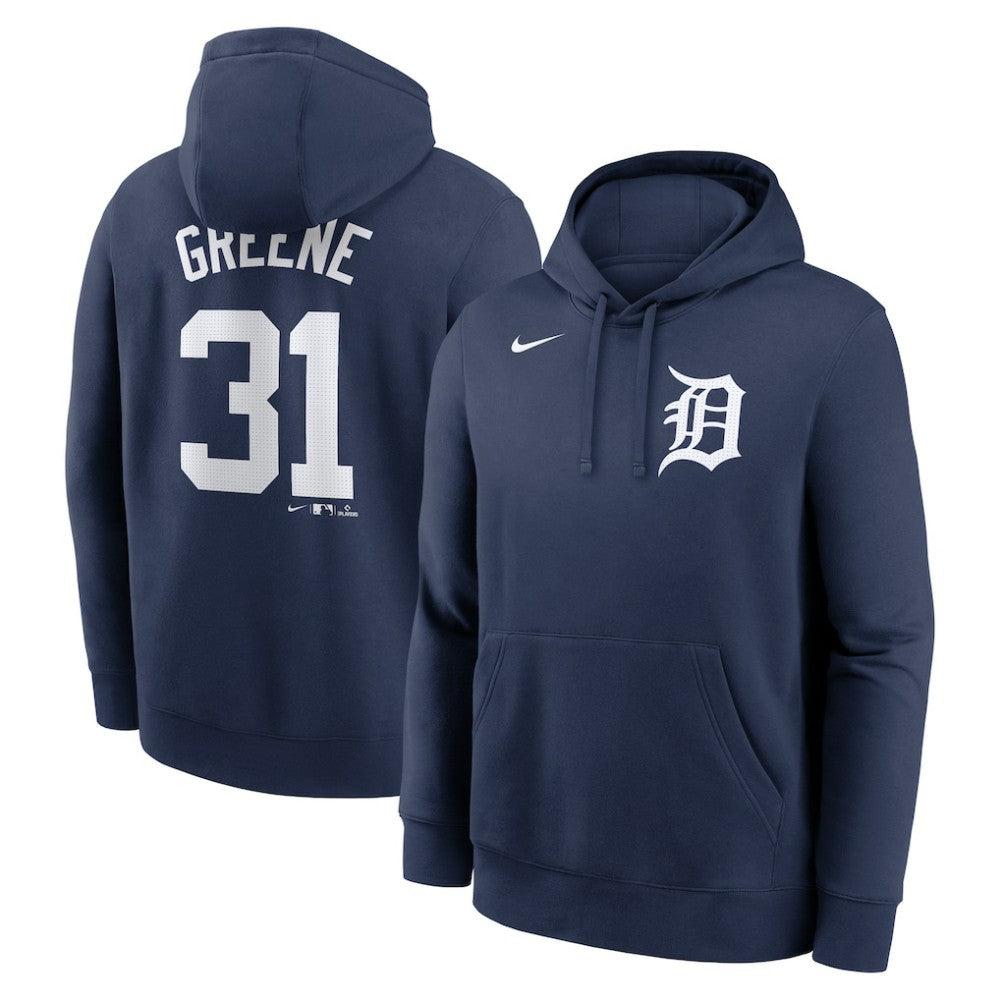 Riley Greene Detroit Tigers Nike Player Name & Number Club Fleece Pullover Hoodie - MLB Hoodies