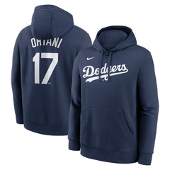 Shohei Ohtani Los Angeles Dodgers Nike Player Name & Number Club Fleece Pullover Hoodie - MLB Hoodies