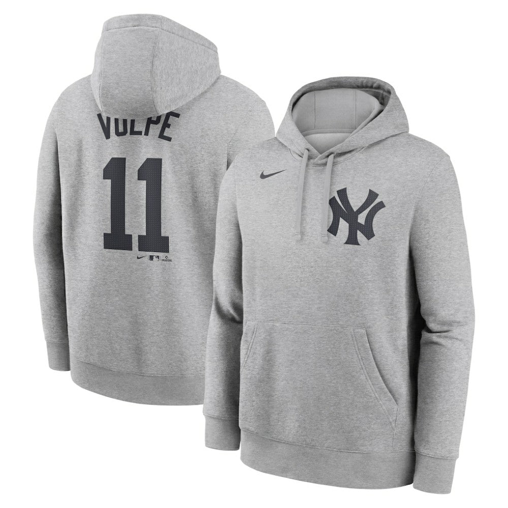 Anthony Volpe New York Yankees Nike Player Name & Number Club Fleece Pullover Hoodie - MLB Hoodies