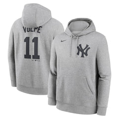 Anthony Volpe New York Yankees Nike Player Name & Number Club Fleece Pullover Hoodie - MLB Hoodies