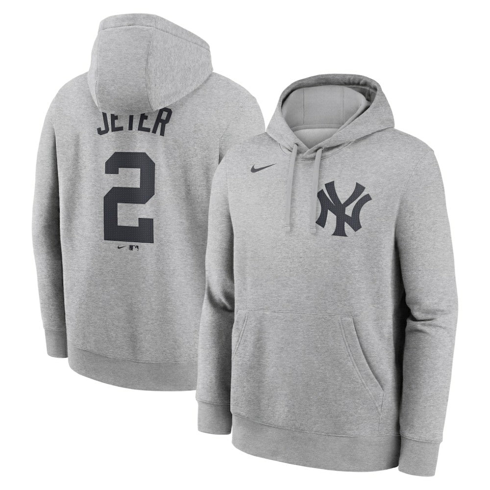 Derek Jeter New York Yankees Nike Player Name & Number Club Fleece Pullover Hoodie - MLB Hoodies