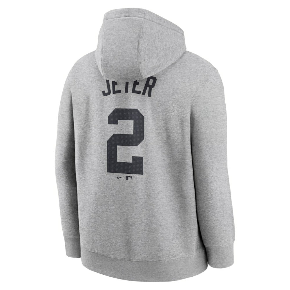 Derek Jeter New York Yankees Nike Player Name & Number Club Fleece Pullover Hoodie - MLB Hoodies