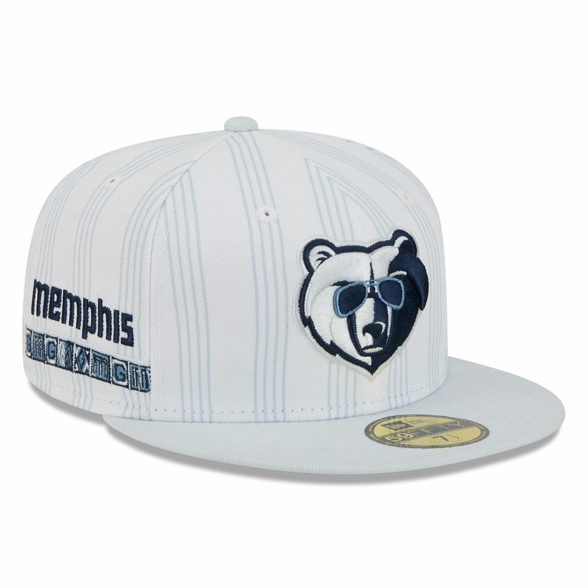 White Memphis Grizzlies 2025/26 City Edition Alternate 59FIFTY Fitted Hat | NBA