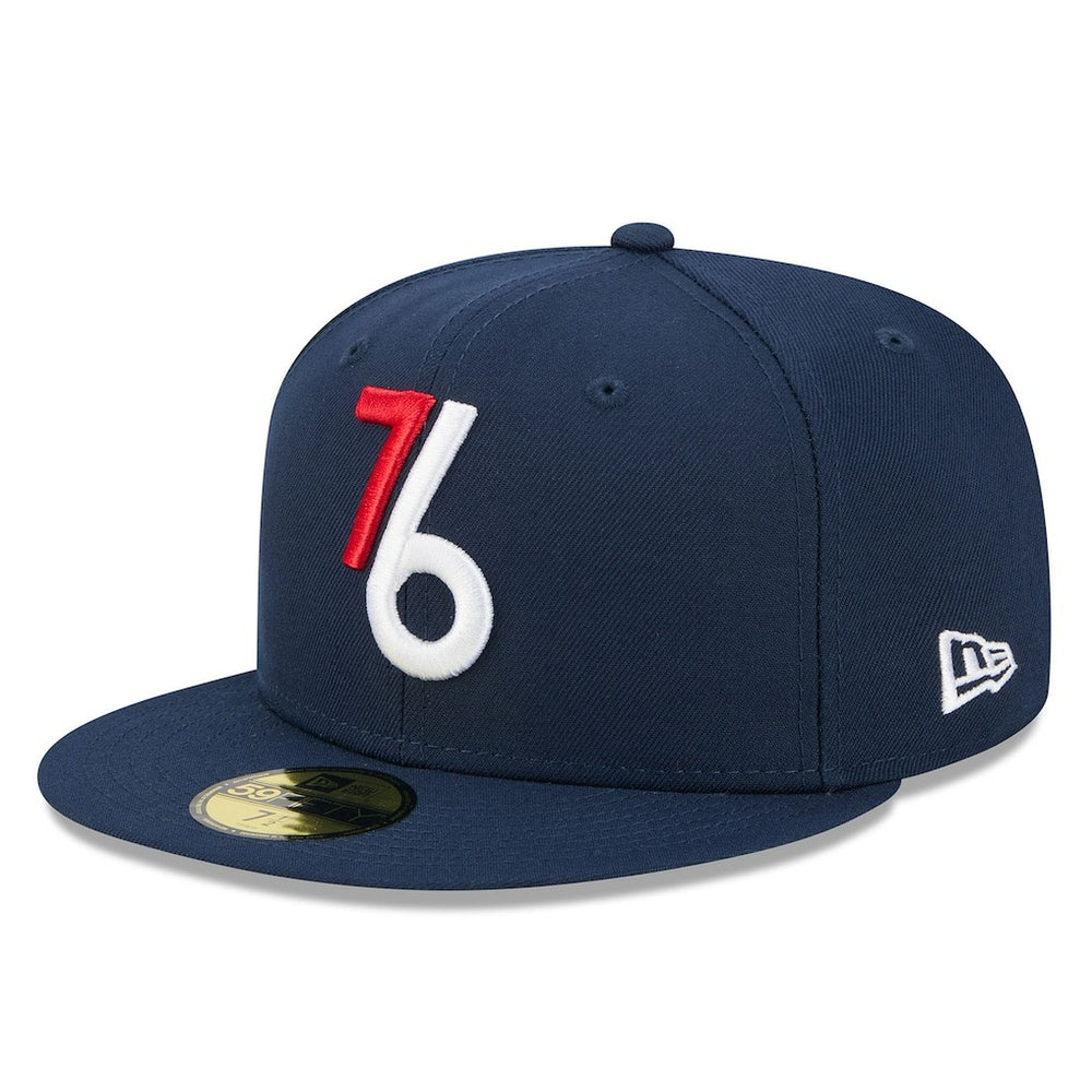 Navy Philadelphia 76ers 2025/26 City Edition Alternate 59FIFTY Fitted Hat | NBA