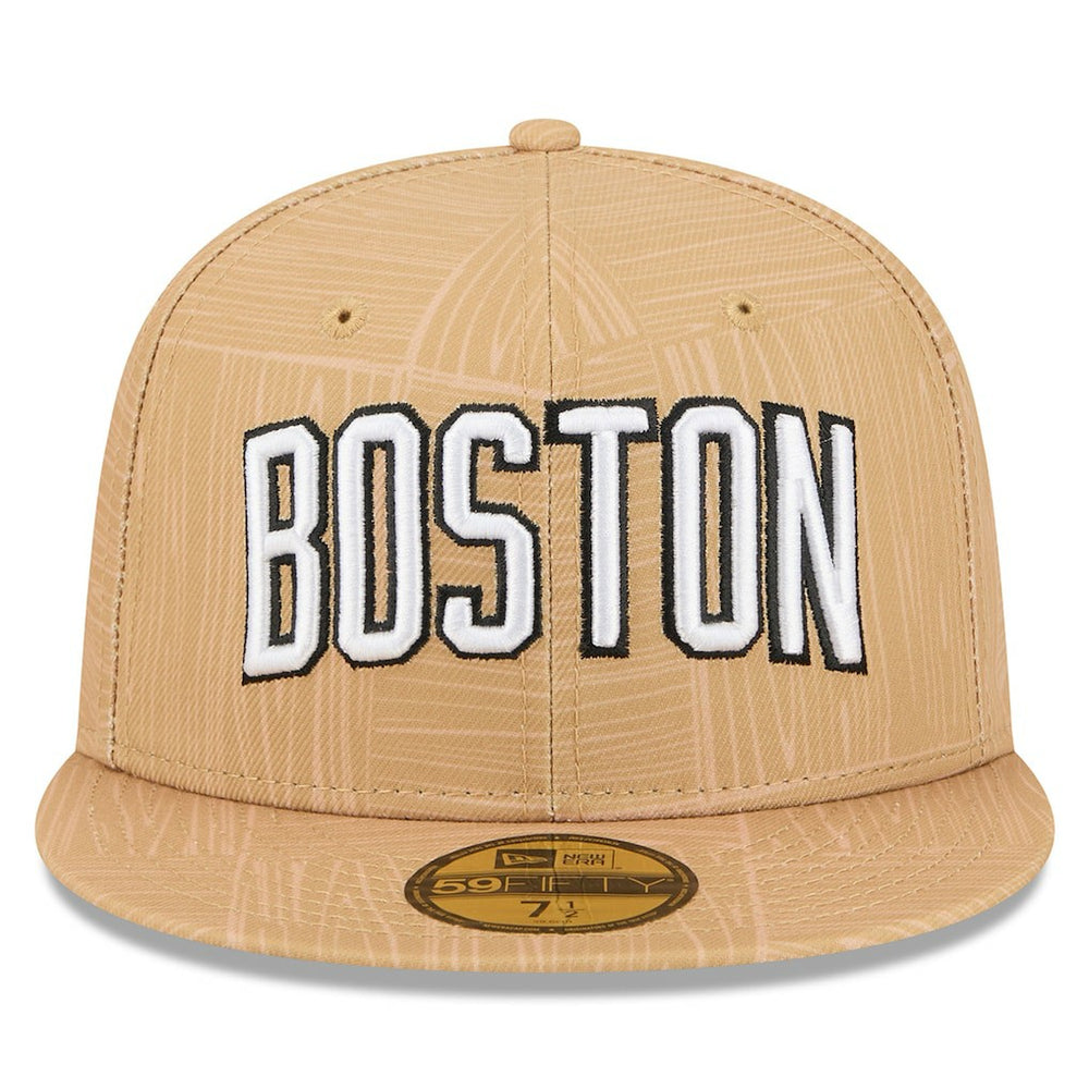 Gold Boston Celtics 2025/26 City Edition Alternate 59FIFTY Fitted Hat | NBA