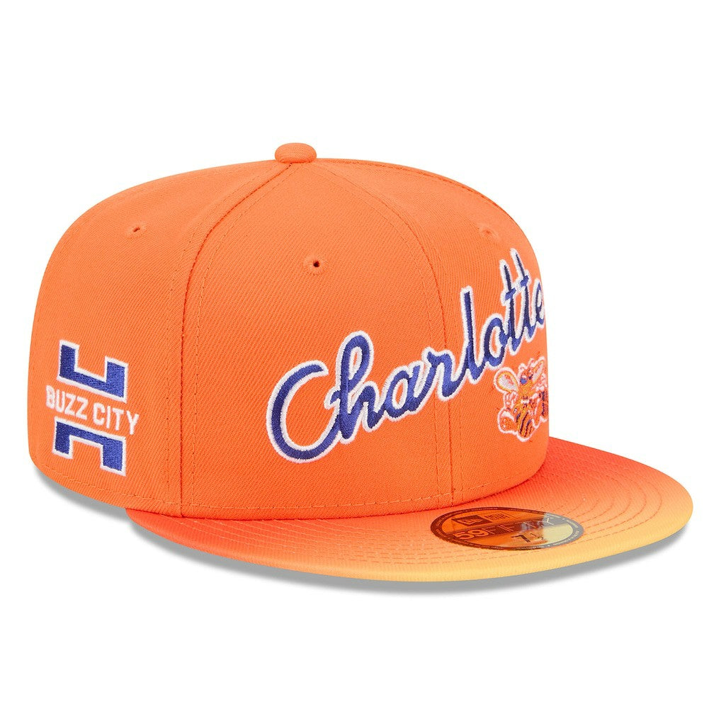 Orange Charlotte Hornets 2025/26 City Edition Alternate 59FIFTY Fitted Hat | NBA