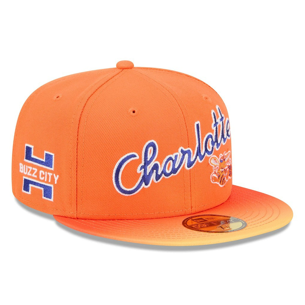 Orange Charlotte Hornets 2025/26 City Edition Alternate 59FIFTY Fitted Hat | NBA