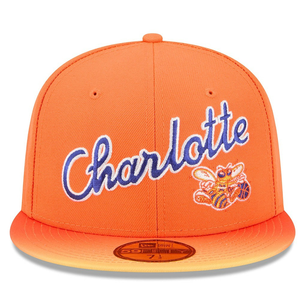 Orange Charlotte Hornets 2025/26 City Edition Alternate 59FIFTY Fitted Hat | NBA