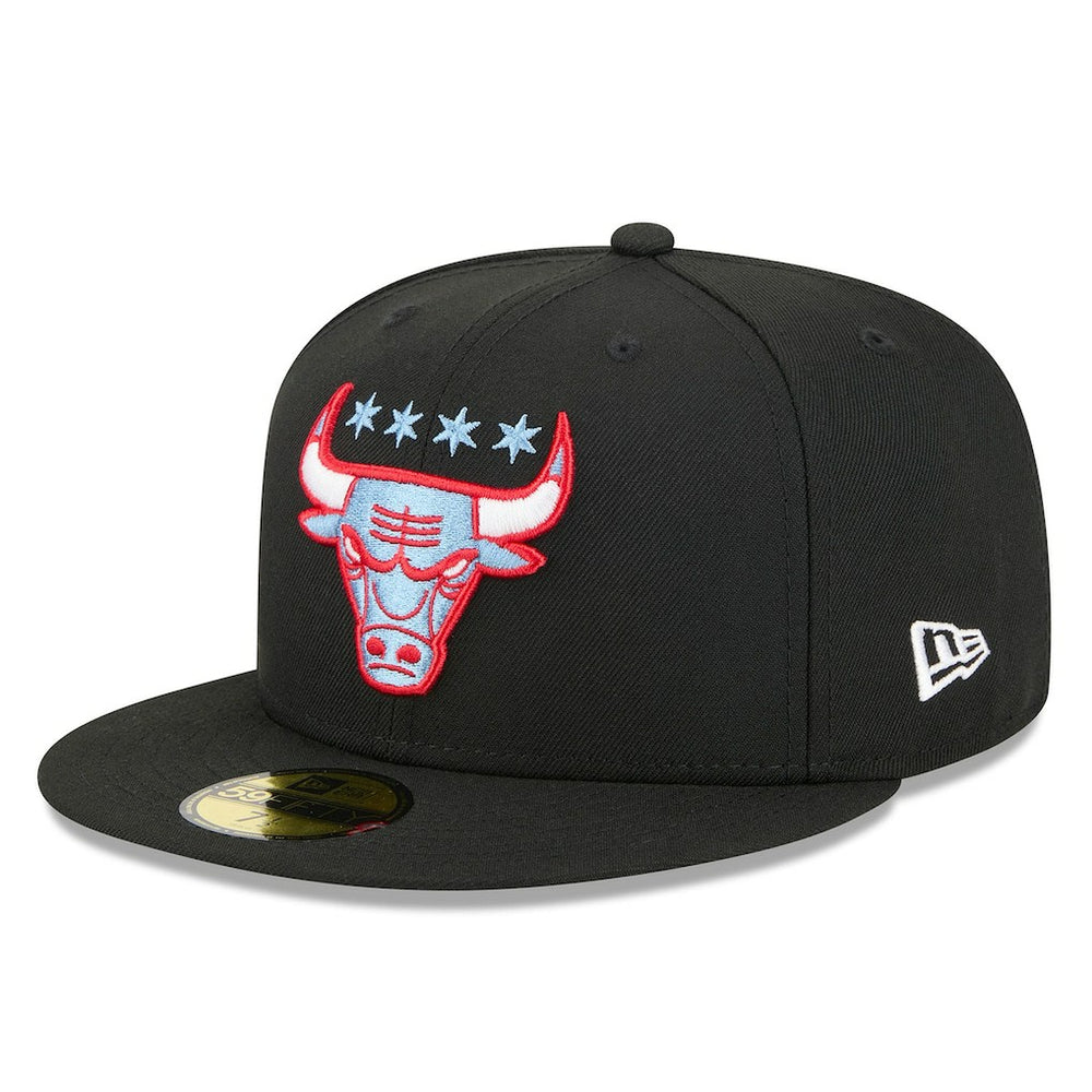 Black Chicago Bulls 2025/26 City Edition Alternate 59FIFTY Fitted Hat | NBA