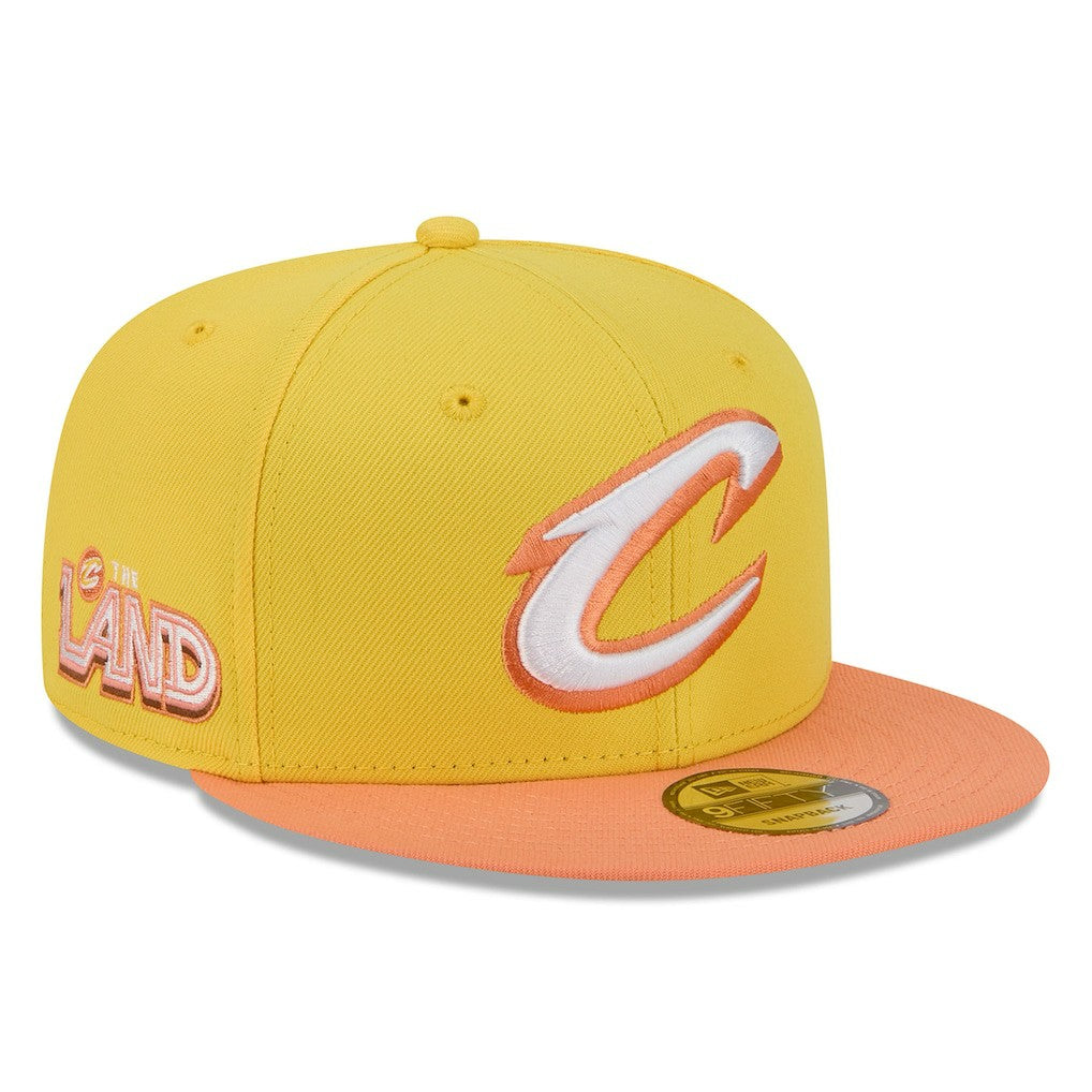 Gold Cleveland Cavaliers 2025/26 City Edition Alternate 9FIFTY Snapback Hat sale | NBA