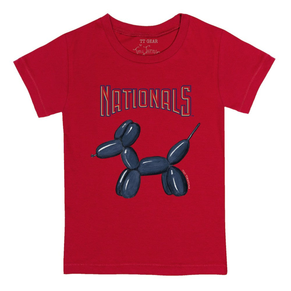 Washington Nationals Tiny Turnip Youth Balloon Dog T-Shirt - MLB T-shirts