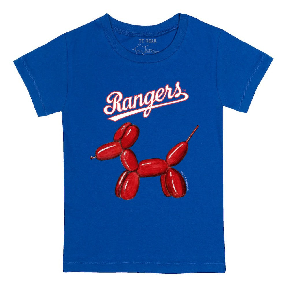 Texas Rangers Tiny Turnip Youth Balloon Dog T-Shirt - MLB T-shirts