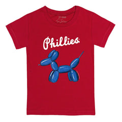 Philadelphia Phillies Tiny Turnip Youth Balloon Dog T-Shirt - MLB T-shirts