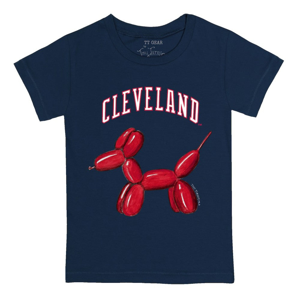 Cleveland Guardians Tiny Turnip Youth Balloon Dog T-Shirt - MLB T-shirts