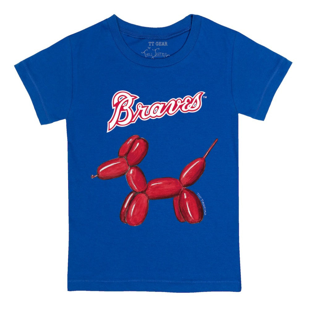 Atlanta Braves Tiny Turnip Youth Balloon Dog T-Shirt - MLB T-shirts