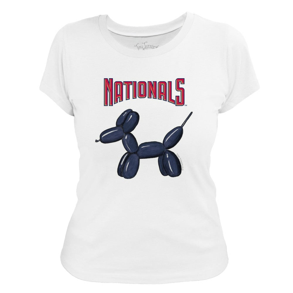 Washington Nationals Tiny Turnip Women's Balloon Dog T-Shirt - MLB T-shirts