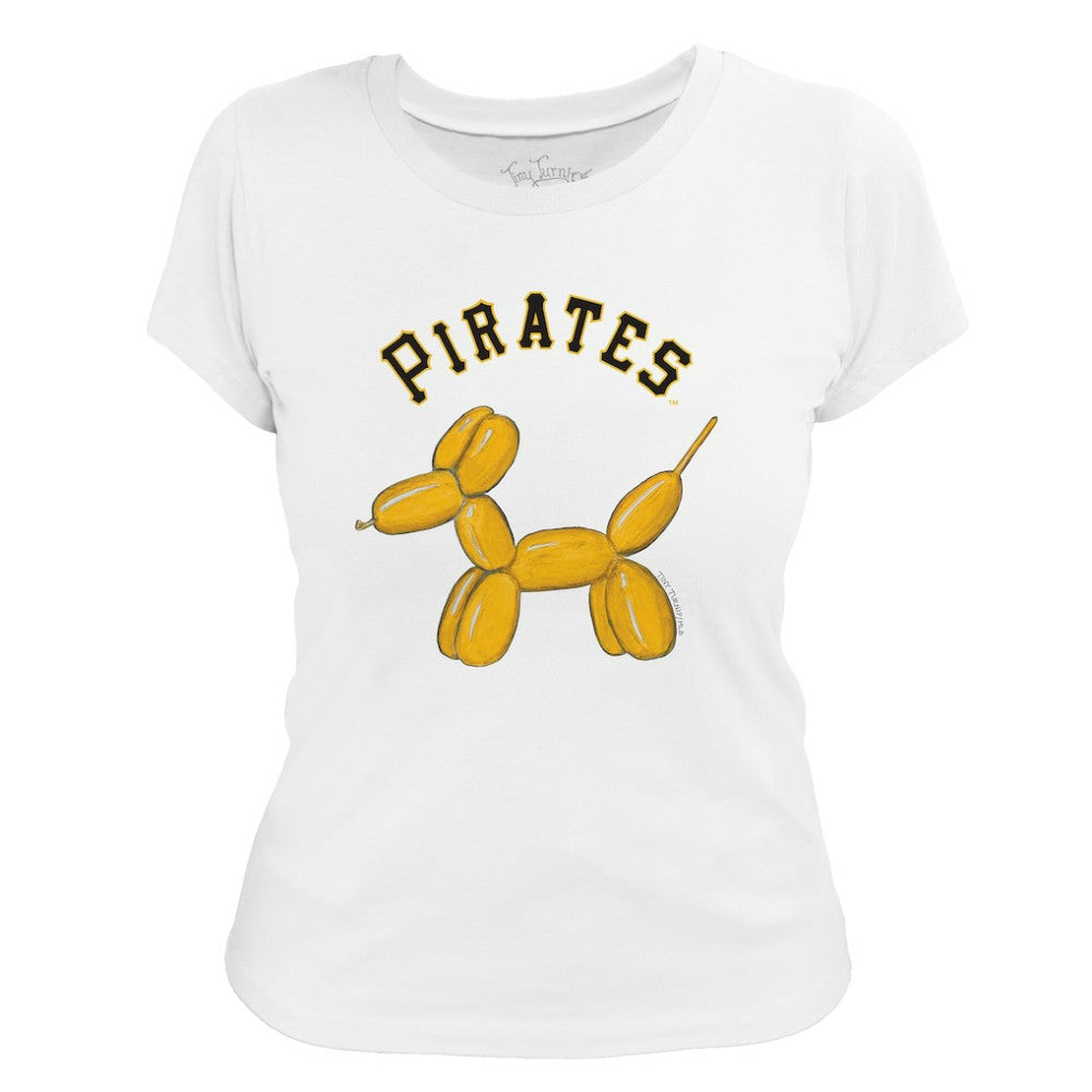 Pittsburgh Pirates Tiny Turnip Women's Balloon Dog T-Shirt - MLB T-shirts
