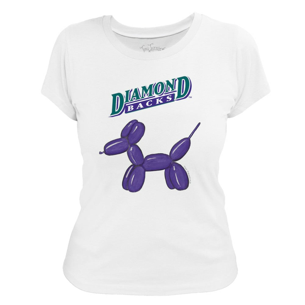 Arizona Diamondbacks Tiny Turnip Women's Balloon Dog T-Shirt - MLB T-shirts