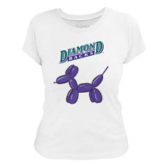Arizona Diamondbacks Tiny Turnip Women's Balloon Dog T-Shirt - MLB T-shirts