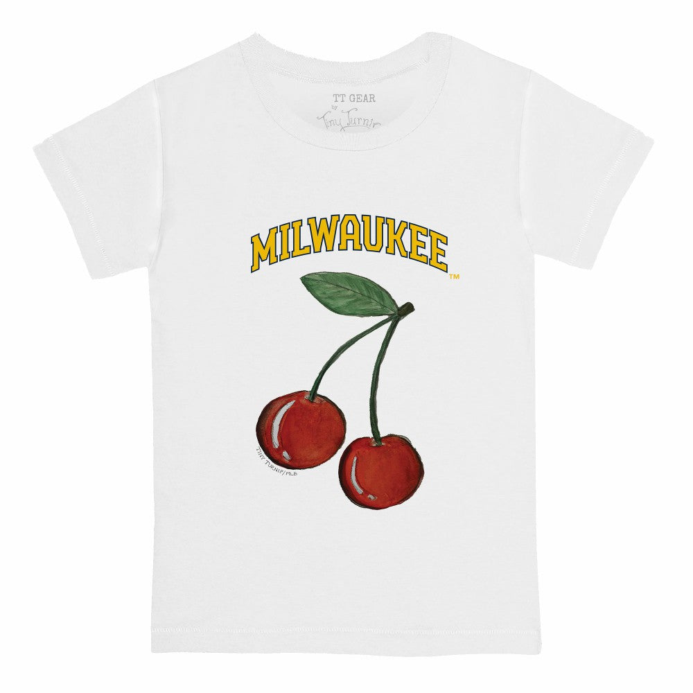 Milwaukee Brewers Tiny Turnip  Youth Cherries T-Shirt - MLB T-shirts