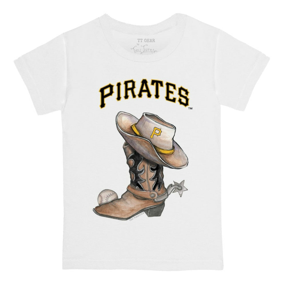 Pittsburgh Pirates Tiny Turnip Youth Cowboy Boot T-Shirt - MLB T-shirts