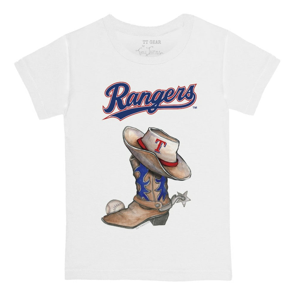 Texas Rangers Tiny Turnip Youth Cowboy Boot T-Shirt - MLB T-shirts