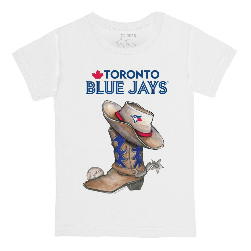 Toronto Blue Jays Tiny Turnip Youth Cowboy Boot T-Shirt - MLB T-shirts