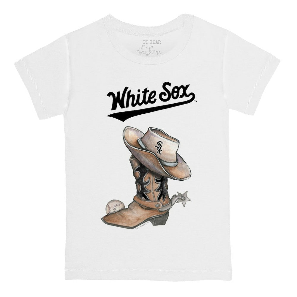 Chicago White Sox Tiny Turnip Youth Cowboy Boot T-Shirt - MLB T-shirts