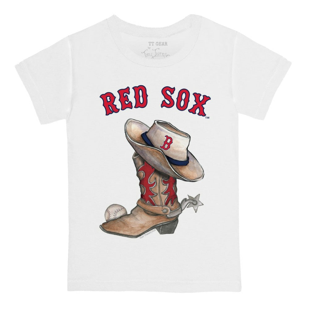 Boston Red Sox Tiny Turnip Youth Cowboy Boot T-Shirt - MLB T-shirts