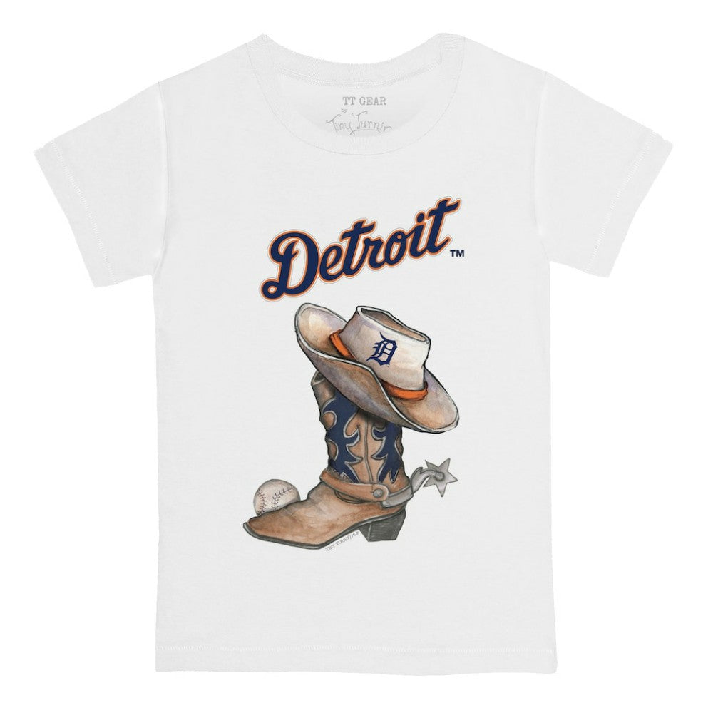 Detroit Tigers Tiny Turnip Youth Cowboy Boot T-Shirt - MLB T-shirts