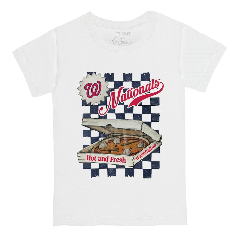 Washington Nationals Tiny Turnip Youth Pizza T-Shirt - MLB T-shirts