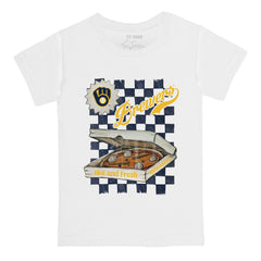 Milwaukee Brewers Tiny Turnip Youth Pizza T-Shirt - MLB T-shirts