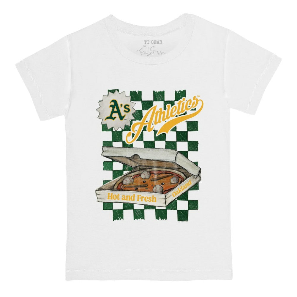 Athletics Tiny Turnip Youth Pizza T-Shirt - MLB T-shirts