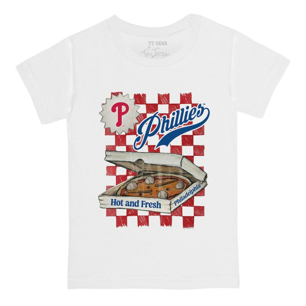Philadelphia Phillies Tiny Turnip Youth Pizza T-Shirt - MLB T-shirts