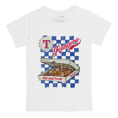 Texas Rangers Tiny Turnip Youth Pizza T-Shirt - MLB T-shirts