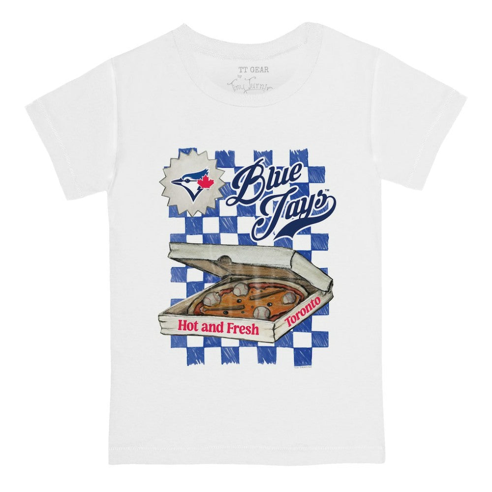 Toronto Blue Jays Tiny Turnip Youth Pizza T-Shirt - MLB T-shirts