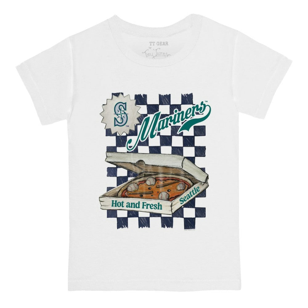 Seattle Mariners Tiny Turnip Youth Pizza T-Shirt - MLB T-shirts