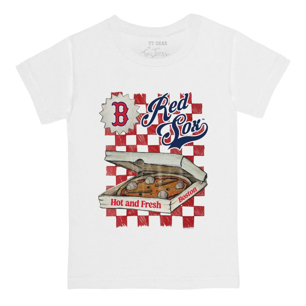 Boston Red Sox Tiny Turnip Youth Pizza T-Shirt - MLB T-shirts