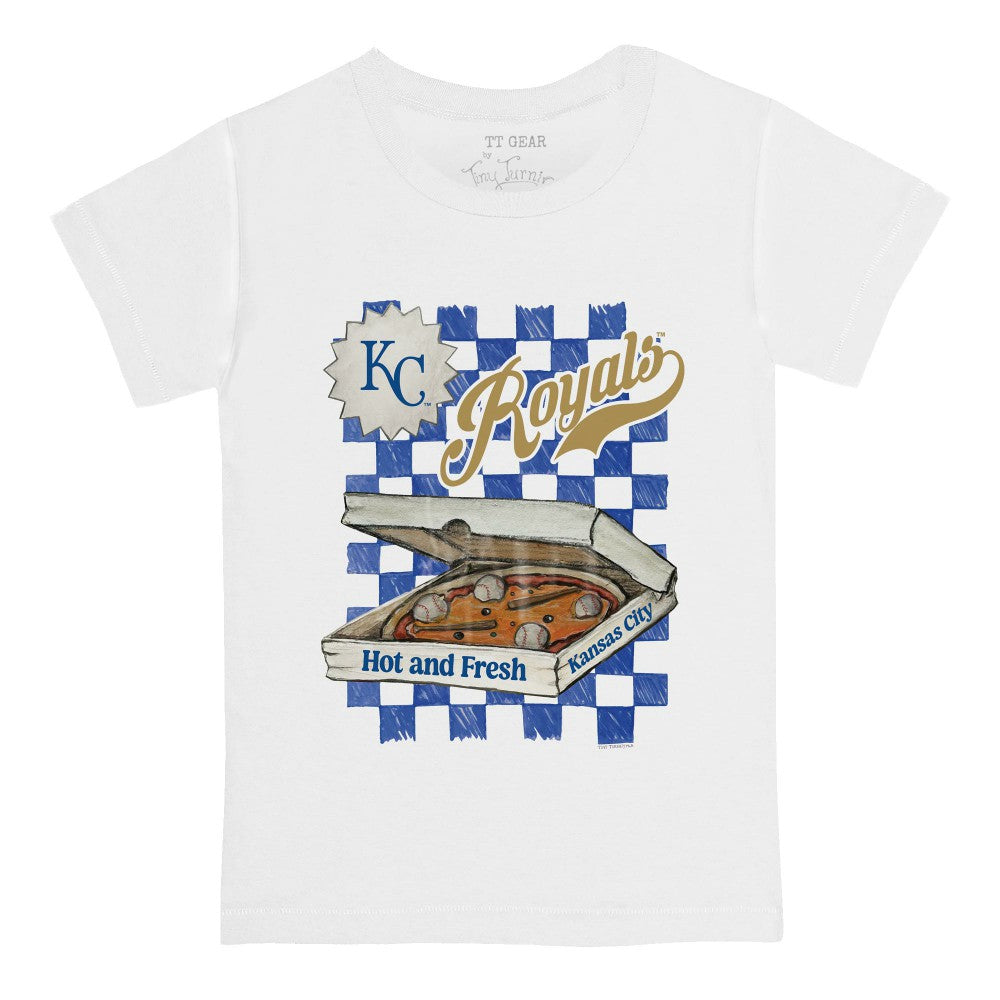 Kansas City Royals Tiny Turnip Youth Pizza T-Shirt - MLB T-shirts