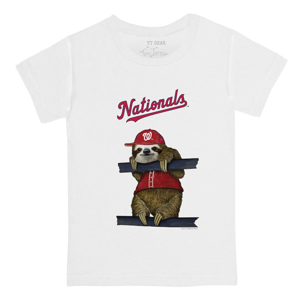 Washington Nationals Tiny Turnip Youth Sloth T-Shirt - MLB T-shirts