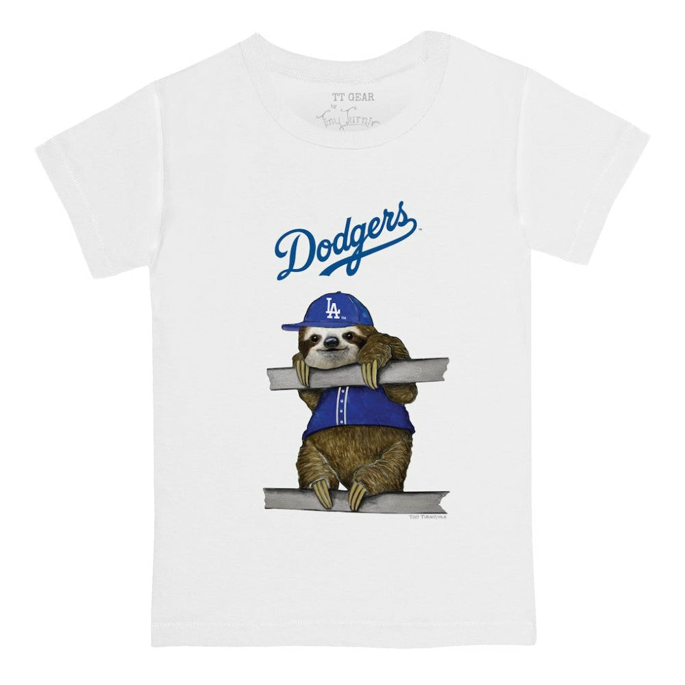 Los Angeles Dodgers Tiny Turnip Youth Sloth T-Shirt - MLB T-shirts