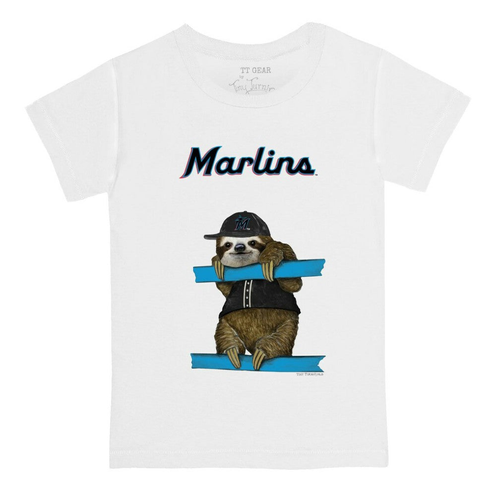Miami Marlins Tiny Turnip Youth Sloth T-Shirt - MLB T-shirts
