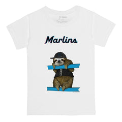 Miami Marlins Tiny Turnip Youth Sloth T-Shirt - MLB T-shirts