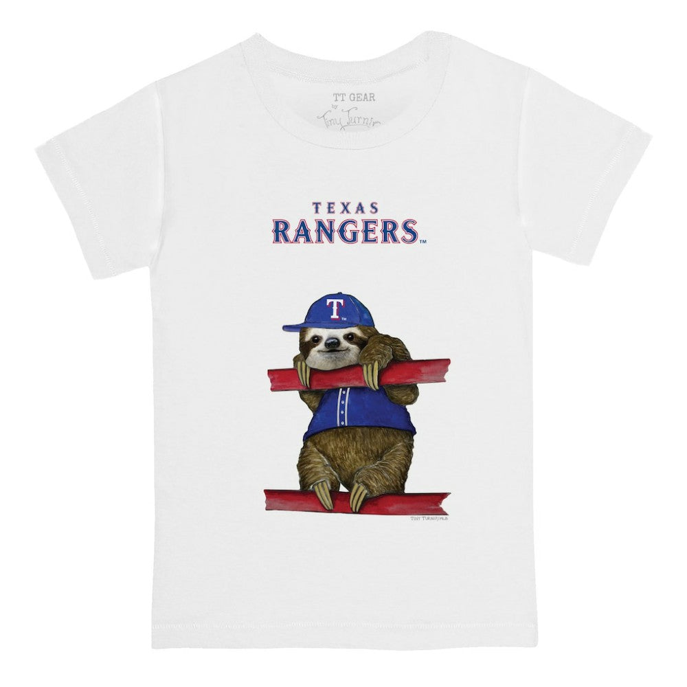 Texas Rangers Tiny Turnip Youth Sloth T-Shirt - MLB T-shirts
