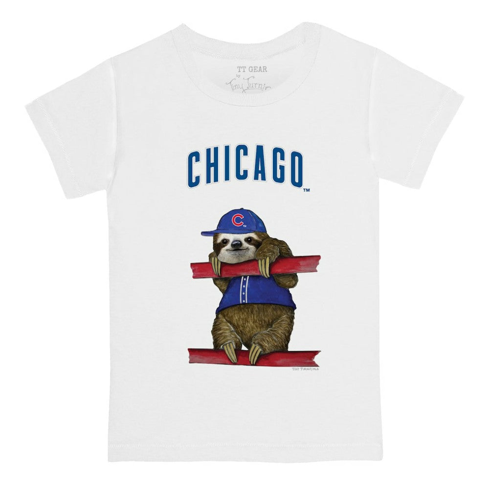 Chicago Cubs Tiny Turnip Youth Sloth T-Shirt - MLB T-shirts