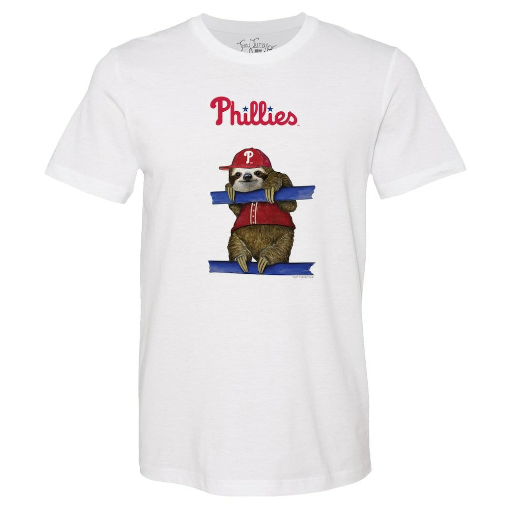 Philadelphia Phillies Tiny Turnip Unisex Sloth T-Shirt - MLB T-shirts