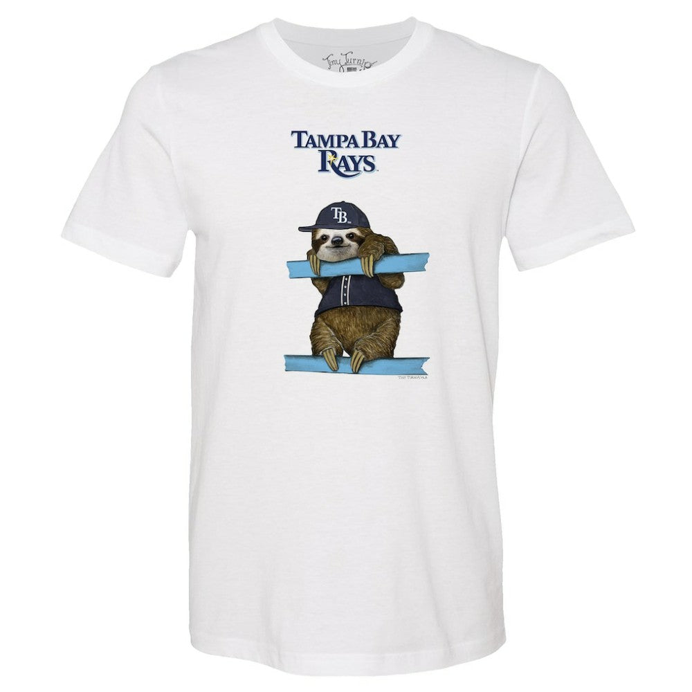 Tampa Bay Rays Tiny Turnip Unisex Sloth T-Shirt - MLB T-shirts