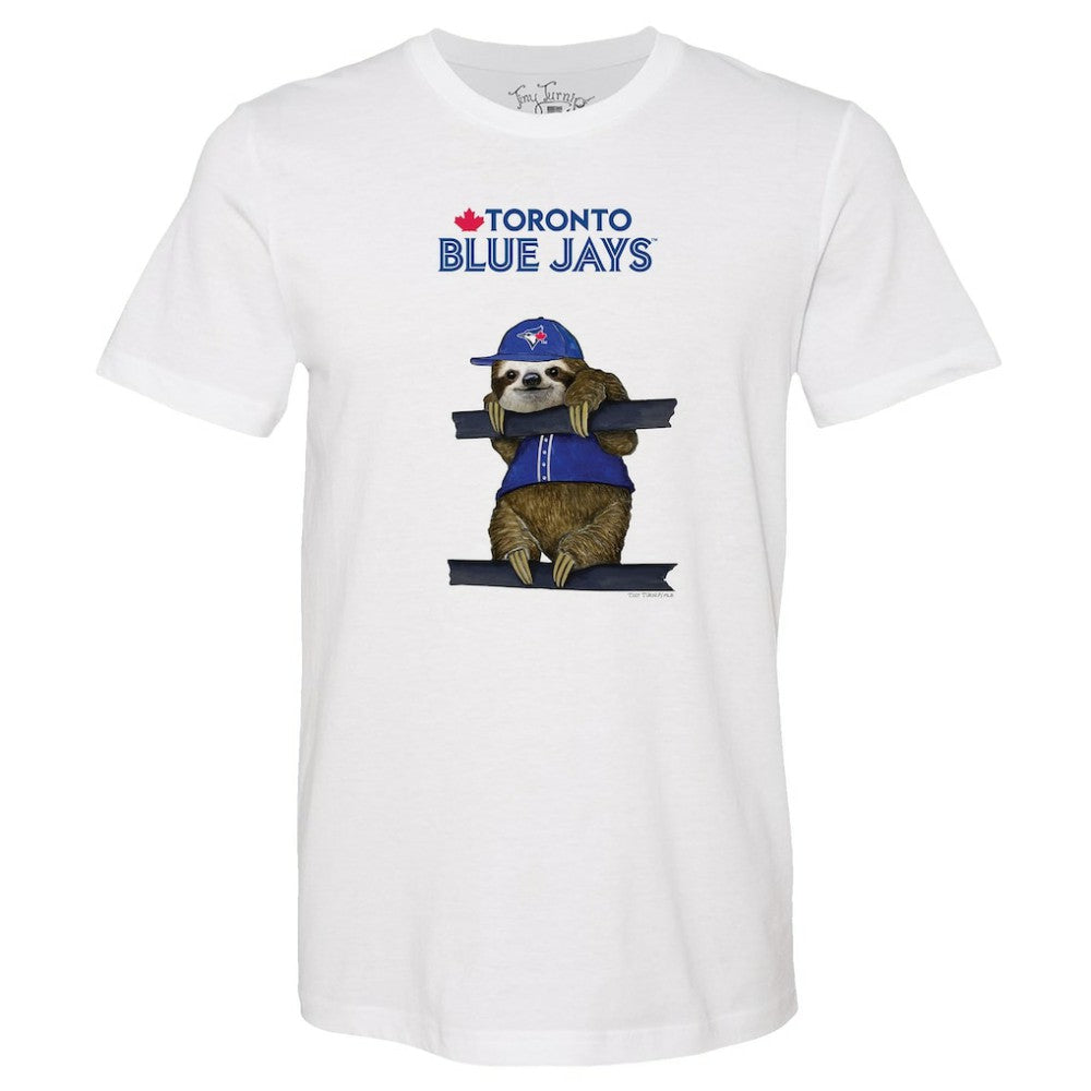 Toronto Blue Jays Tiny Turnip Unisex Sloth T-Shirt - MLB T-shirts
